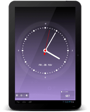 Ringing Alarm Clock Png - Tablet Computer, Transparent Png PNG
