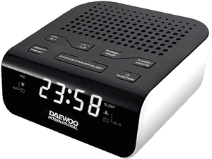 Dcr-46 Radio Despertador 2 Alarmas - Radio Alarm Clock Sencor Src136b PNG with transparent background