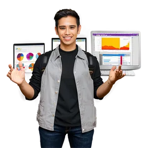 Digital Analytics Expert PNG Image