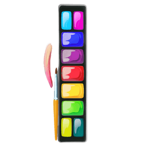 Digital Art Palette PNG gut60 PNG
