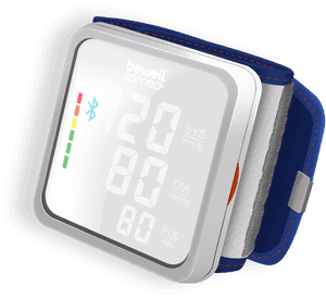 Digital Blood Pressure Monitor Display PNG