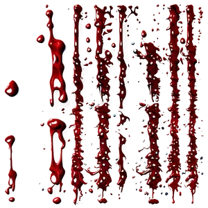 Digital Blood Spatter Png Ysb PNG Image