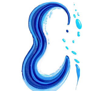 Digital Blue Wave Png Tcv33 PNG Image