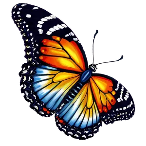 Digital Butterfly Png Wcu63 PNG Image