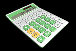 Digital Calculator Displaying Numbers PNG image with transparent background