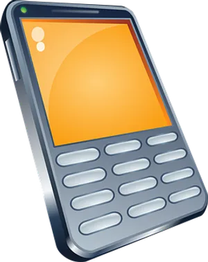 Digital Calculator Illustration PNG Image