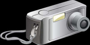 Digital Camera Illustration PNG image with transparent background