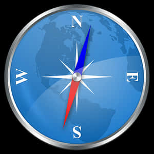 Digital Compass World Map Background PNG image with transparent background