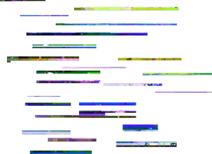 Digital Glitch Abstract Pattern PNG Image