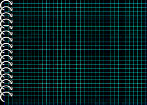 Digital Graph Paper Background PNG