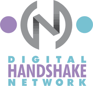 Digital Handshake Network Logo PNG with transparent background