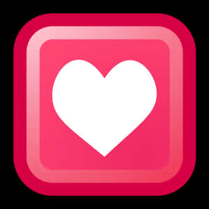 Digital Heart Love Icon PNG image with transparent background