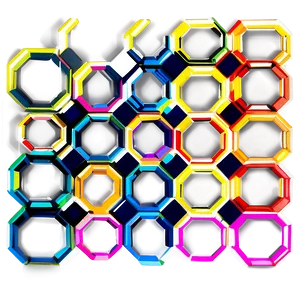 Digital Hexagon Pattern Png 56 PNG Image