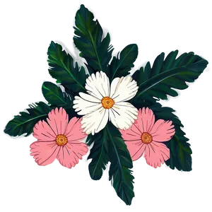 Digital Indie Flower Png Ebs PNG Image