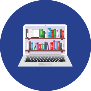 Resource Library Icon - Open Access In The Library Computer, HD Png Download PNG