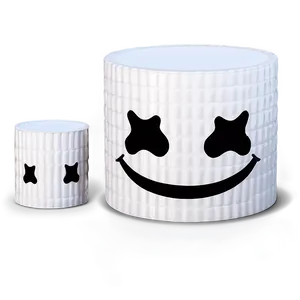 Digital Marshmello Face Illustration Png Tfd41 PNG Image