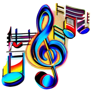 Digital Music Notes Png Ggs31 PNG Image