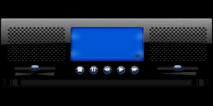 Digital Music Player Interface PNG with transparent background