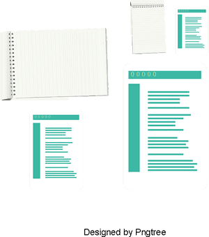 Notebook, Paper, Bar Png And Vector - Illustration, Transparent Png PNG image with transparent background
