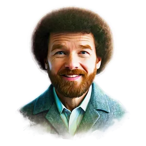 Digital Painting Bob Ross Hair Png Tfw74 PNG Image