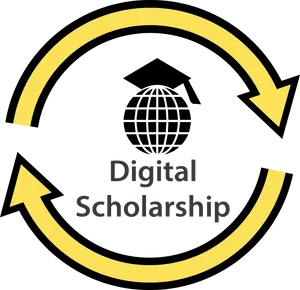 Digital Scholarship Cycle Logo PNG Image