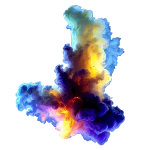 Digital Smoke Explosion Artwork Png 65 PNG Image