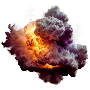 Digital Smoke Explosion Artwork Png 8 PNG Image