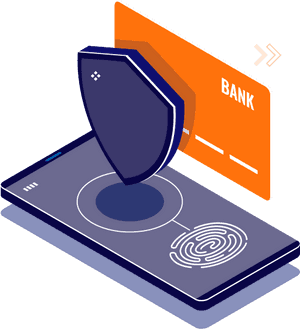 Digital Wallet Security Concept PNG image with transparent background