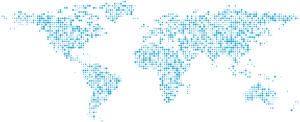Digital World Map Representation PNG with transparent background