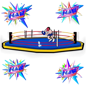 Digital Wrestling Ring Drawing Png 65 PNG Image