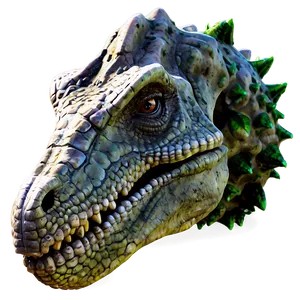 Dinosaur Head In Nature Png Roi PNG Image