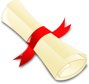 Diploma Clipart Transparent Background - Graduation Certificate Clipart, HD Png Download PNG image with transparent background