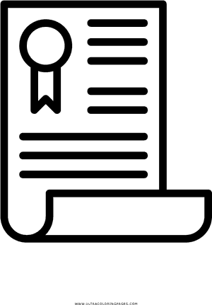 Diploma Coloring Page - Sign, HD Png Download PNG image with transparent background