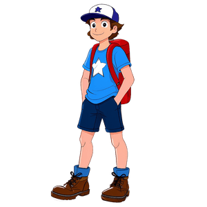Dipper Pines Character PNG 06232024 PNG image with transparent background