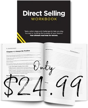 Direct Selling Workbook Promotion PNG Image