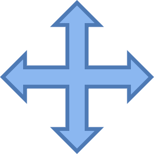Directional Arrows Symbol PNG image with transparent background