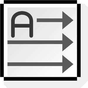 Directional Sign Icon PNG image with transparent background