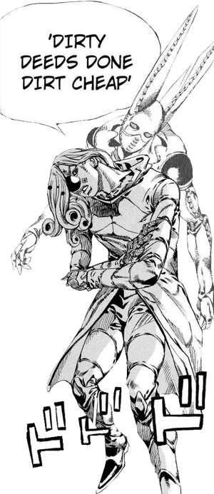 Dirty Deeds Done Dirt Cheap Stand PNG image with transparent background