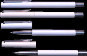 White Colour Parker Pen, HD Png Download PNG