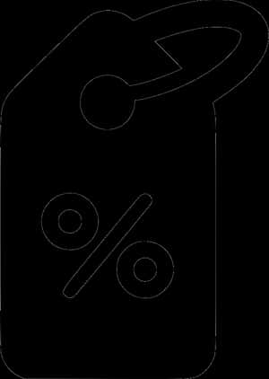 Discount Tag Icon PNG with transparent background