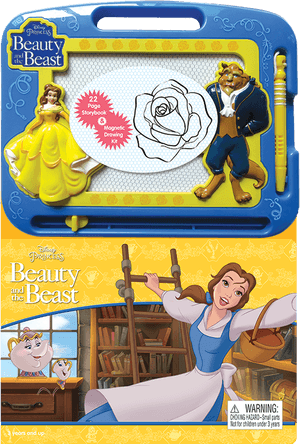 Disney Beauty And Beast Writing Pad With Magnetic Pen, HD Png Download PNG image with transparent background