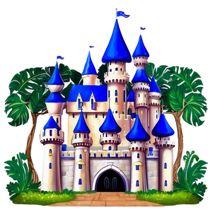 Disney Castle Illustration Png Wox92 PNG Image