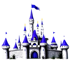 Disney Castle Under Stars Png 58 PNG Image