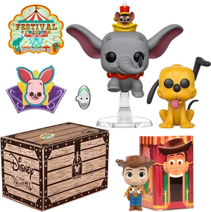 Disney Treasure Box Collectibles June2017 PNG Image