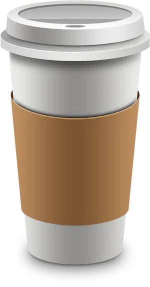 Disposable Coffee Cup Vector PNG Image