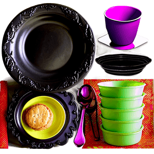 Disposable Party Dinnerware PNG eyk14 PNG image with transparent background