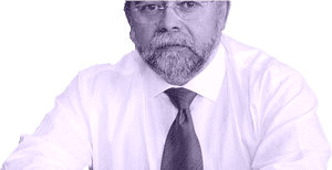 Distinguished Gentleman Portrait PNG image with transparent background