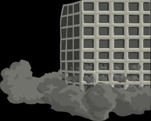 Building, Tower, Torn, Down, Destroy, Destruction - Building Falling Png, Transparent Png PNG image with transparent background