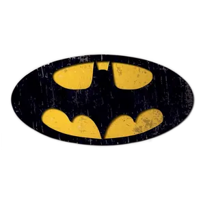 Distressed Batman Logo Png Myj PNG Image