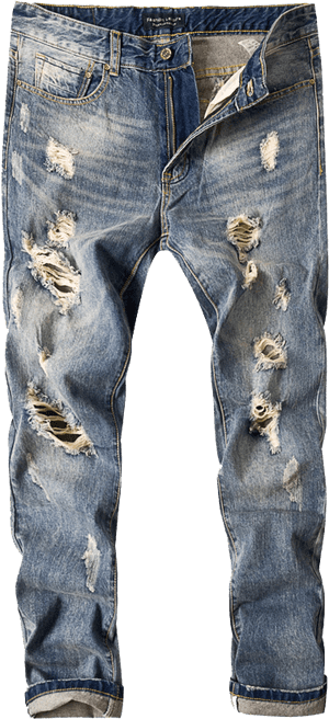 Jeans Rip Png - Men Ripped Jeans Png, Transparent Png PNG